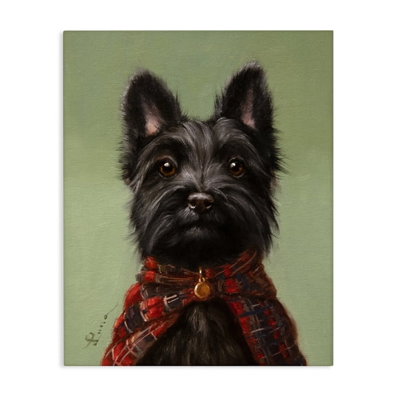 Stupell Industries Eclectic The Scot Scottish Terrier Canvas Art, 16 x 20, by Lucia Heffernan