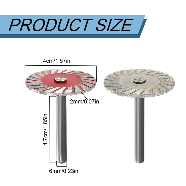 Accessoires de Perceuse 5 Pcs Coupe de Pierre de Précision 40Mm Ensemble de Coupe Multifonctionnel pour Grès pour Kit de Perceuse à Meuleuse Pièces de Rechange Accessoires de Perceuse Outil Électrique Ensemble de Perceuse