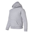 thumbnail image 2 of Heavy Blend Youth Hooded Sweatshirt, L, Sport Grey, 2 of 3