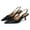 Black Leather, variant on Women's Bianka Sling Buff Tan Heels 11M