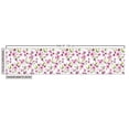 thumbnail image 2 of Ambesonne Spring Fabric by the Yard Upholstery, Aquarelle Style Flowers, 2 Yards, Pale Pink White, 2 of 4