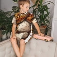 thumbnail image 4 of Fotbe Cartoon Cheetah With Attitude Pijama Estampada de 2 Piezas para Niños – Ropa de Dormir de Manga Corta Cómoda para Niños y Niñas, Camiseta y Shorts de Algodón-Small, 4 of 6