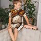 thumbnail image 4 of Balery Cartoon Cheetah With Attitude Conjunto de Pijama Infantil de Manga Corta con Estampado – Ropa de Dormir de Algodón Suave-3X-Large, 4 of 6