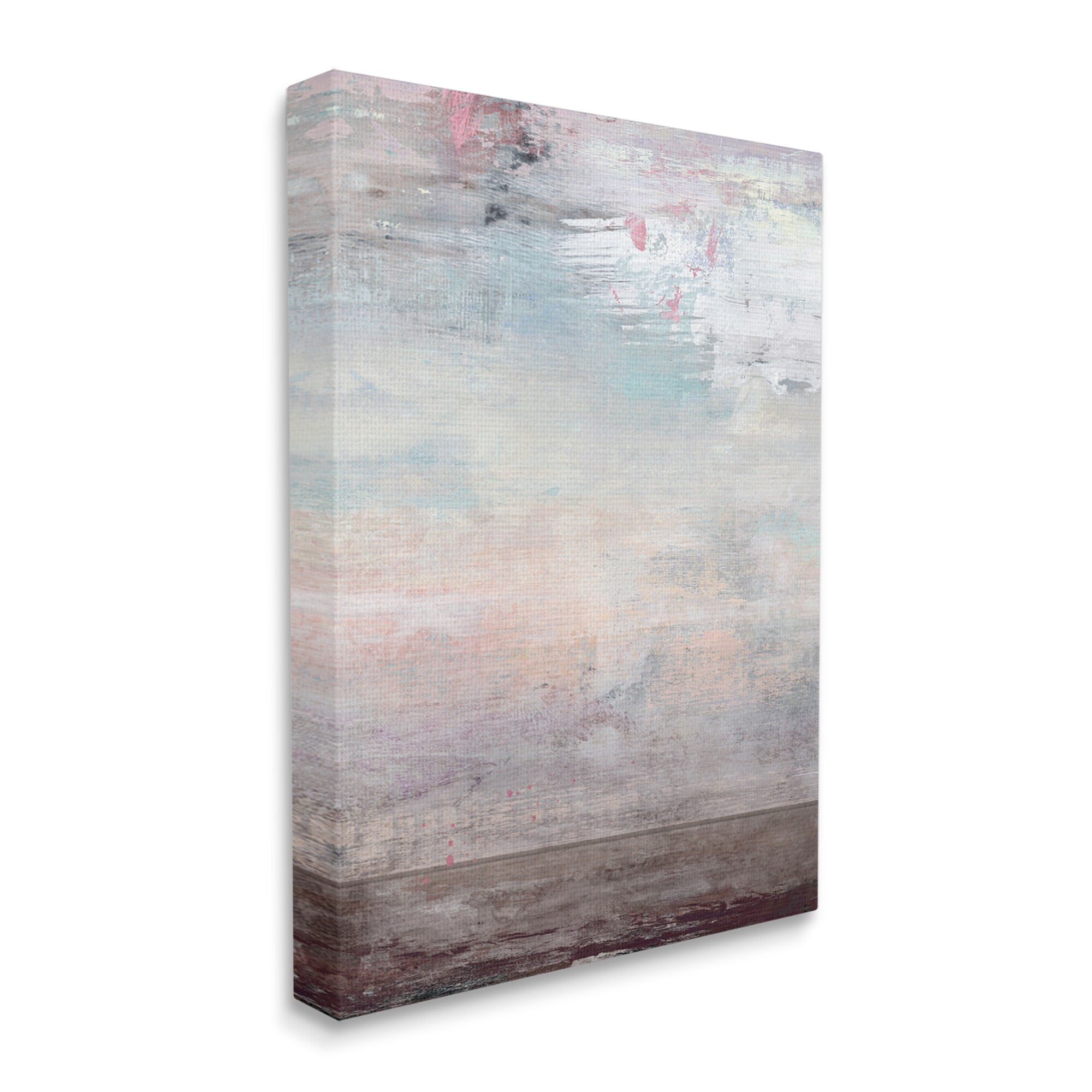 Stupell Industries Atmospheric Purple Sky and Earth Grunge Abstract Paint ,16 x 20, Design by Suzanne Nicoll