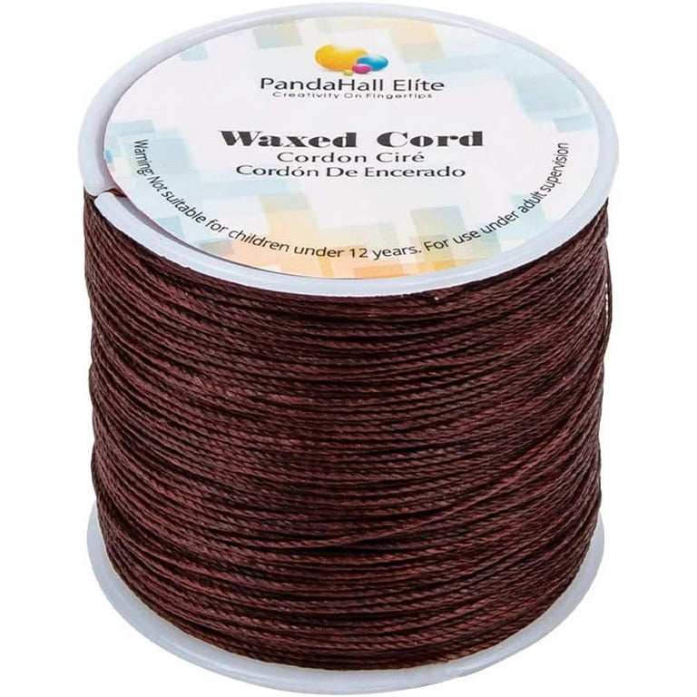 0.5mm Waxed Cord 116 Yards Waxed Polyester Cord Purple Waxed Thread Beading String  Waxed Craft String for Bracelet Necklace Jewelry Waist Beads Making  Crafting Beading Macrame 