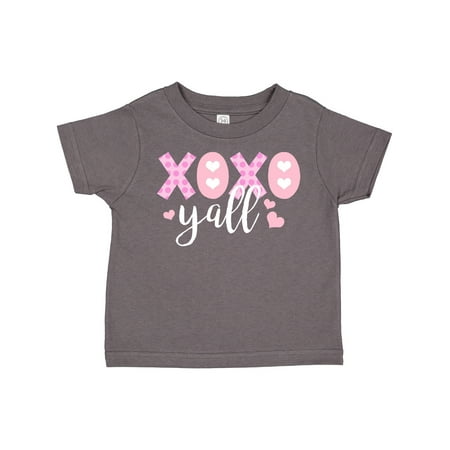 

Inktastic Valentine s Day Hugs and Kisses XOXO Y all Gift Toddler Boy or Toddler Girl T-Shirt