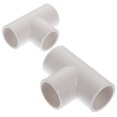 thumbnail image 1 of KONTONTY 30Set PVC Conduit Connector T Shape Lightweight for DIY Projects Professionals, 1 of 8