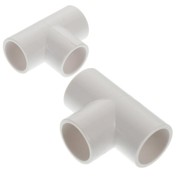 KONTONTY 30Set PVC Conduit Connector T Shape Lightweight for DIY Projects Professionals