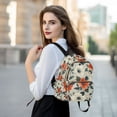thumbnail image 6 of FORMRS Mini Backpack Purse for Women Travel Daypack Casual Shoulder Bag, Large Red Floral Pattern, 6 of 7