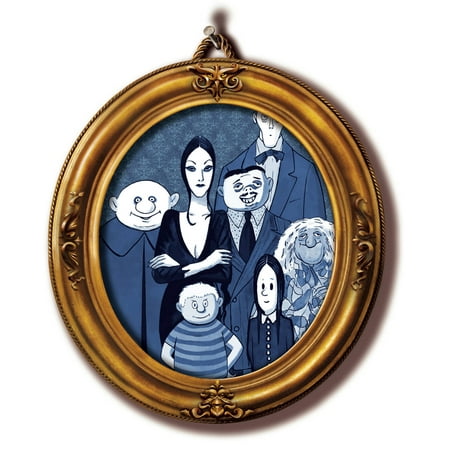 The Addams Family Gomez Wednesday Morticia Uncle Fester Edible Cake Topper Image