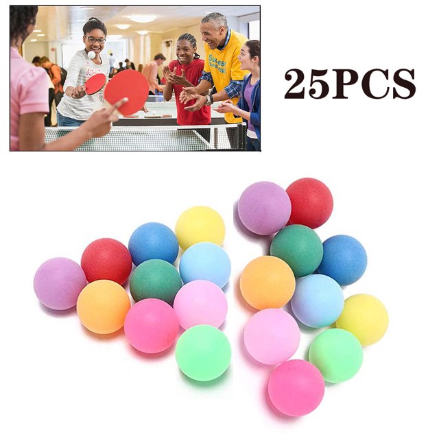 ERK 50Pcs/Pack Table Colored Entertainment 40mm Pong Tennis sports