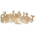 thumbnail image 1 of Wood Designs 60500 - Hard Maple Blocks - Kindergarten Set With 24 Shapes And 183 Pieces, 1 of 1