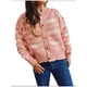 thumbnail image 2 of Puntoco Moda Mujer Casual Irregular Raya Contraste Color Solo Pecho Cuello Recortado Rebeca Suéter Chaqueta Liquidación Puntoco Puntoco-1478, 2 of 6