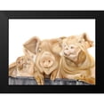 thumbnail image 2 of Fifer, Diane 18x15 Black Modern Framed Museum Art Print Titled - Three Pigs, 2 of 5