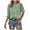Green, variant on Summer Fashion Plus Size Long Tee Casual Loose Fit Round Neck with Stylish Sleeve Detail Womens Long Sleeve Cold Gear Women Tops Summer Large Long Sleeve Shirt Women Women Long Sleeve Shirts