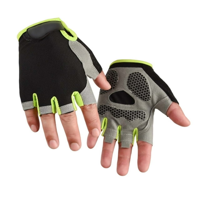 Kids Half Finger Sports Gloves for Outdoor Cycling Exercise Riding Biking Climbing and Active Play