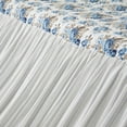 thumbnail image 3 of Annie Blue Floral Ruffled King Coverlet 80x76+27, 3 of 3