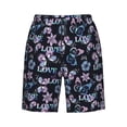 thumbnail image 7 of Disketp Men's Swim Trunks Hawaiian Breathable Surf Beach Swimsuits Mesh Lining Beach Shorts with Pockets-Love Butterflies, 7 of 7