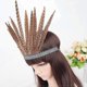 thumbnail image 5 of Feather Hair Band Tiara Bohemian Indian Gypsy Dance Show Headband Accessories National Style, 5 of 5