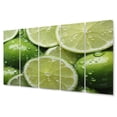 thumbnail image 2 of Designart "Fruit Tangy Lime painting" Food & Beverage Metal Art Print Set, 2 of 5