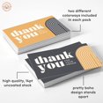 thumbnail image 4 of shiyou-Boho Thank You Notecards, Thank You for Your Order, Business Card Size 3.5" x 2" - For Small Business, Office Thank You Notes, Modern Design (Mustard/Charcoal), 4 of 4
