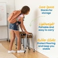 thumbnail image 3 of ECR4Kids Daisy Stackable Stool with Glides Seating Set, Flexible Seating, Chocolate, 8-Piece, 3 of 9