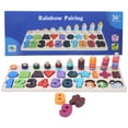 thumbnail image 1 of Children Toy Puzzle Toy Matching Puzzles Toy 3in1 Intelligent Children Matching Puzzle Early Education Block Matching Puzzles Kid Toy3in1 Rainbow Matching Toy, 1 of 8