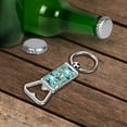 thumbnail image 5 of WIRESTER Household Kitchen Tools Keychains Metal Bottle Opener With Key Ring - Lazy Cats Teal, 5 of 6