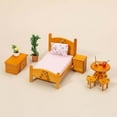 thumbnail image 3 of 6x 1/12 Dormitorio de en Miniatura, Taburetes de Juegos de Imaginación Juguetes Casa Muebles de Rosa Hugo Juguetes de casa de muñecas, 3 of 9
