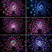 Coiry MQ-06 RGB LED Crystal Magic Rotating Ball Stage Effect Lighting Lamp Bulb103658