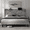 Light Gray, variant on NISIEN Queen Bed Frame with Charging Station, Upholstered Platform Bed with Wingback Storage Headboard, Dark Gray