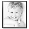 thumbnail image 2 of ArtToFrames 30" x 34" Black Velvet with Silver - 1.25 Picture Frame, 30x34 inch Black MDF Poster Frame (WOM-4691),  Pack, 2 of 8