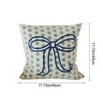 thumbnail image 3 of Funda de almohada estampada a doble cara | Funda de cojín decorativa para sofá, cama o silla | Tejido de lino con cremallera invisible, 3 of 6