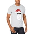 thumbnail image 1 of Camiseta gráfica Original Penguin Ho Ho Ho para hombre gris grande, 1 of 2