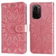 thumbnail image 1 of Funda tipo cartera GANGXUN para Xiaomi Poco F3 Pro , diseño girasol, cuero PU, soporte, cierre magnético, tarjetero, 1 of 5