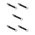 thumbnail image 1 of senveriont Paracord Keychain Outdoor Detachable Survival Emergency Keyring Rope Multifunctional Backpack Lanyard Key Holder Black 5Set, 1 of 6