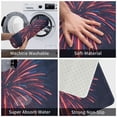 thumbnail image 3 of Honeii Fireworks3 Pattern Door Mat, Welcome Door Mats Outdoor Indoor, Stain and Fade Resistant, Non-Slip Entry Matfor Bedroom, Bathroom, Kitchen, 3 of 7