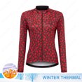 thumbnail image 3 of Chaqueta de invierno 2023, polar térmico, ropa de ciclismo para mujer, ropa de montaña para exteriores, triatlón, ropa de bicicleta, ropa de ciclismo, 3 of 5