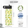 thumbnail image 4 of Lsque Cartoon Corn Pattern 18oz Sports Insulated Kettle With Straw Insulated Water Bottle Insulated Tumbler For Men Womans Sports Insulated Kettle, 4 of 8