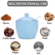 thumbnail image 3 of Dispensador de sal, azucarero de cerámica con tapa y cuchara para el hogar y la cocina, para suministros de cocina simples, salero, estanque, MSG, condimento, cerámica, 3 of 8