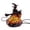 A-B, variant on Halloween Witch Lamp with Gothic Design, Battery Operated Decor for Home, Eerie Lighting for Party Atmosphere and Seasonal Celebration Display
