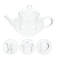 thumbnail image 6 of Shuliwen Glass Teapot with Infuser for Loose Tea - Clear Stovetop Kettle (250ML), 6 of 11