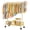 Gold, variant on TreGazze Heavy Duty Clothing Rack with Shelves 450 lbs Capacity, Rolling Clothes Rack for Hanging Clothes, Glod