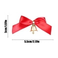 thumbnail image 4 of Puntoco 10 piezas de adornos para árbol de Navidad con forma de campana roja y verde para decoración de fiestas navideñas, 4 of 7