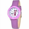 Disney Minnie Mouse Gilrs Stainless Steel Watch, Purple Strap