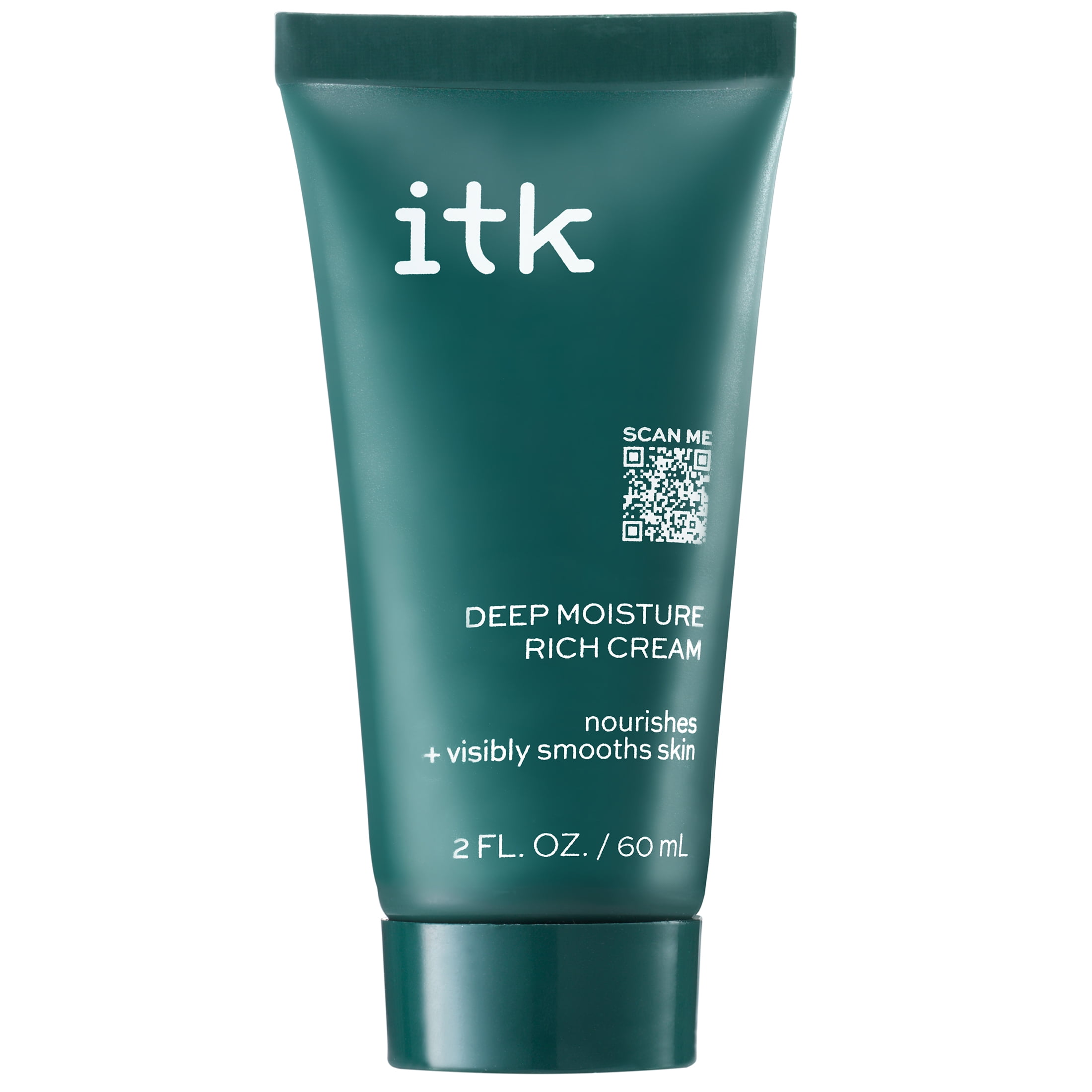 ITK Deep Moisture Rich Face Cream for Dry Skin with Hyaluronic Acid + Shea Butter, 2 oz