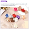 thumbnail image 4 of Uxcell Wrist Corsage Artificial Flower with Faux Pearl Bracelets for Wedding, Prom Party, Anniversary,Gold, 4 of 6