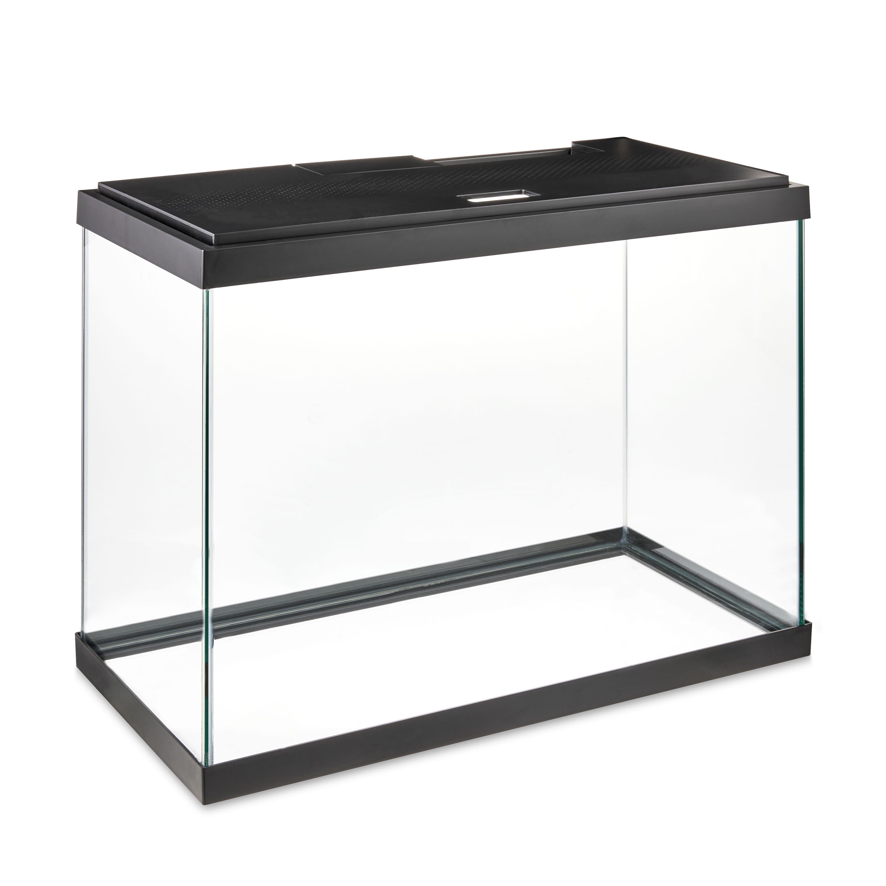 Aqua Culture Glass 20 Gallon Aquarium Starter Kit, Black