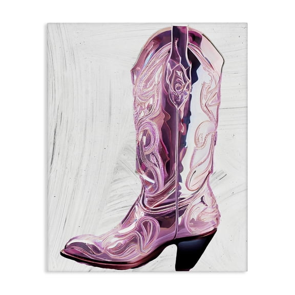 Cowgirl Cinderella's Boot Canvas Wall Art, design by Sasha