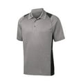 thumbnail image 5 of Sport-Tek Heather Colorblock Contender Polo-XS (Vintage Heather/ Black), 5 of 6